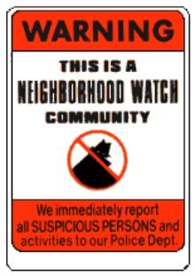Neighborhood Watch Sign